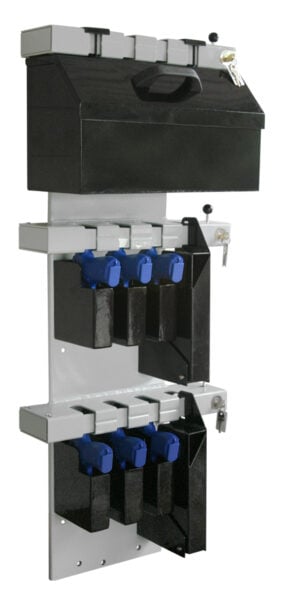 quad rack 12-slot handgun storage rack