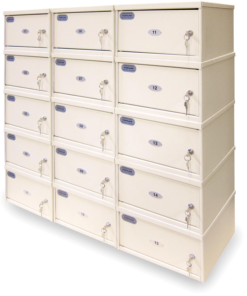 1 Compartment Lockbox | Modular, Stackable Configuration