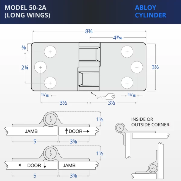 Stainless Steel Lock with Abloy Cylinder - Image 3